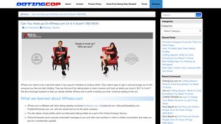 Can You Hook-up On XPress.com Or Is It Scam? (REVIEW) - Dating Cop