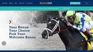 Choose Your Sign Up Bonus | Xpressbet