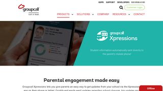 Groupcall Parent App | Groupcall Xpressions | Messenger