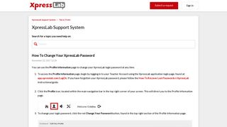 How To Change Your XpressLab Password – XpressLab Support ...