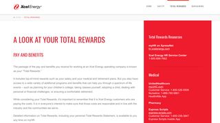 Total Rewards | Xcel Energy