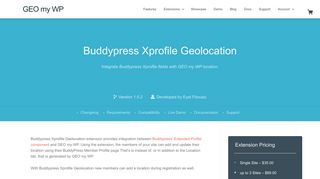 Buddypress Xprofile Geolocation • GEO my WP
