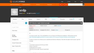 xrdp / Bugs / #37 Ubuntu: Login failed message - SourceForge