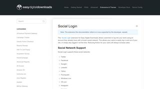 Social Login - Easy Digital Downloads
