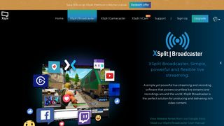 XSplit Broadcaster Features | XSplit