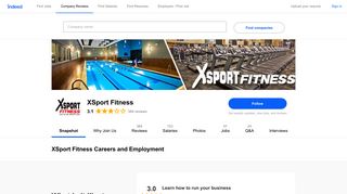 XSport Fitness Careers and Employment | Indeed.com