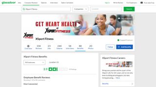 XSport Fitness Employee Benefits and Perks | Glassdoor
