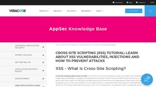 Cross-Site Scripting (XSS) Cheat Sheet | CA Veracode