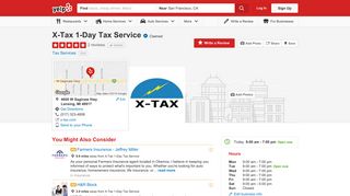 X-Tax 1-Day Tax Service - Tax Services - 4600 W Saginaw Hwy ...