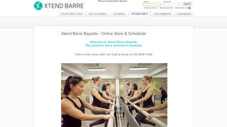 Xtend Barre Bayside Online