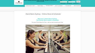Xtend Barre Sydney Online
