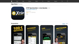 XTiP Sportwetten + Live Quoten on the App Store - iTunes - Apple