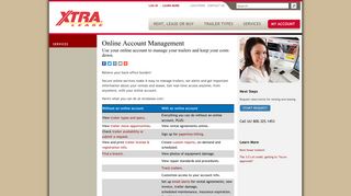 Online Account Management | XTRA Lease