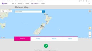 Outage Status: Check here for issues and faults | Spark NZ