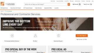 Exclusive Benefits & Savings for Contractors at the Home Depot
