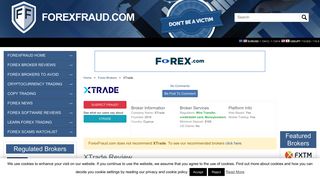 XTrade Review | A must read before you trade with XTrade - Forex Fraud