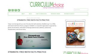 XtraMath: Free Math Facts Practice - The Curriculum Choice