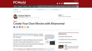 Create Your Own Movies with Xtranormal | PCWorld