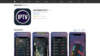 GSE SMART IPTV on the App Store - iTunes - Apple