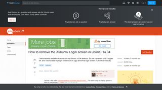 How to remove the Xubuntu Login screen in ubuntu 14.04 - Ask Ubuntu