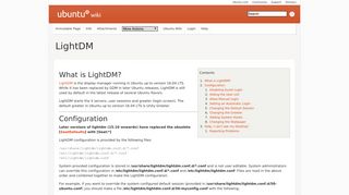 LightDM - Ubuntu Wiki