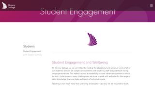 Student Engagement — Glenroy College