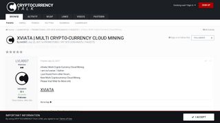 xViata | Multi Crypto-Currency Cloud Mining - PROMOTIONS / OFF ...
