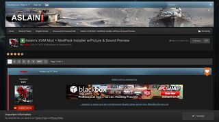 Aslain's XVM Mod + ModPack Installer w/Picture & Sound Preview ...