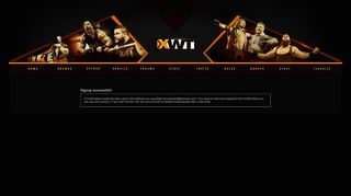 XWT :: User signup