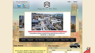 XYZ Web Reservation System