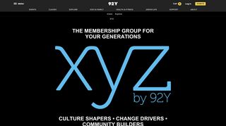XYZ by 92Y - 92Y, New York