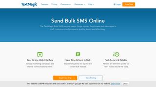 Bulk SMS: Affordable Mass Text Messaging for Business - TextMagic