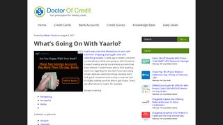 What's Going On With Yaarlo? - Doctor Of Credit