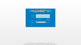 Yadtel - Zimbra Web Client Sign In