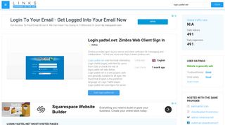 Visit Login.yadtel.net - Zimbra Web Client Sign In.