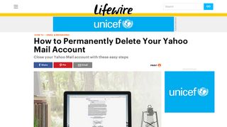 How to Permanently Delete Your Yahoo Mail Account - Lifewire