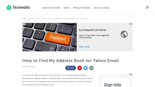 How to Find My Address Book for Yahoo Email | Techwalla.com