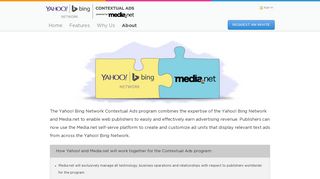 About - Yahoo! Bing Network Contextual Ads powered by Media.net
