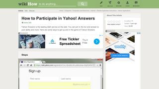 How to Participate in Yahoo! Answers: 8 Steps (with Pictures)