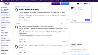 Yahoo answers (Gmail).? | Yahoo Answers