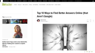 Top 10 Ways to Find Better Answers Online (that Aren't Google)