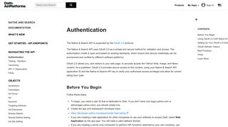 Authentication - Yahoo Developer Network
