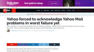 Yahoo forced to acknowledge Yahoo Mail problems in worst failure yet ...