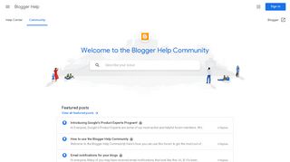 Re: Logging onto Blogger with Yahoo email account - Google Product ...