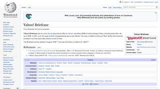 Yahoo! Briefcase - Wikipedia
