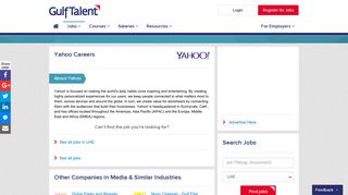 Yahoo Careers & Jobs | GulfTalent