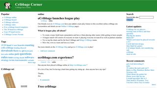 online | Cribbage Corner