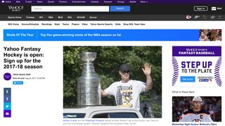 Yahoo Fantasy Hockey is open: Sign up now - Yahoo! Sports