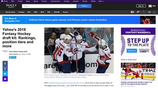 Fantasy Hockey draft kit: One-stop shop to ace your draft - Yahoo! Sports