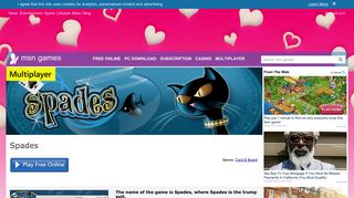 Spades - MSN Games - Free Online Games
